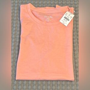 NWT J Crew Peach Short Sleeve T-Shirt, size S